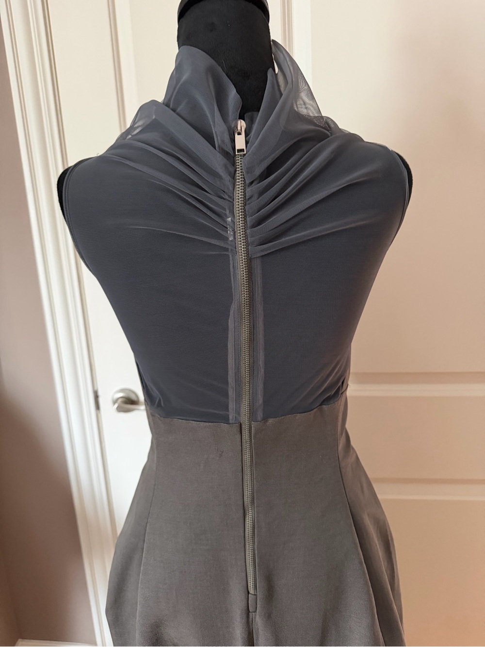 Rick Owens Sleek Gray Evening Dress - Picture 7 of 13